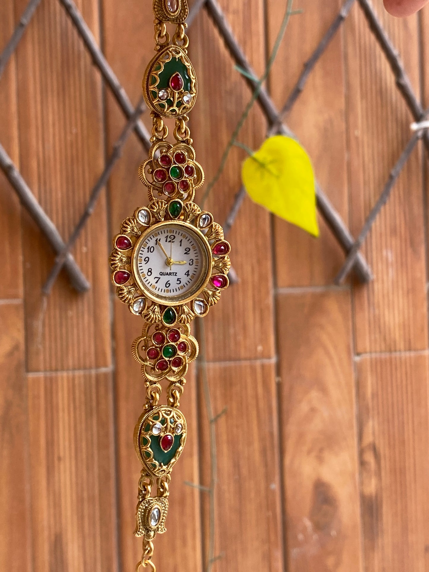 Kashmiri watch kundan work