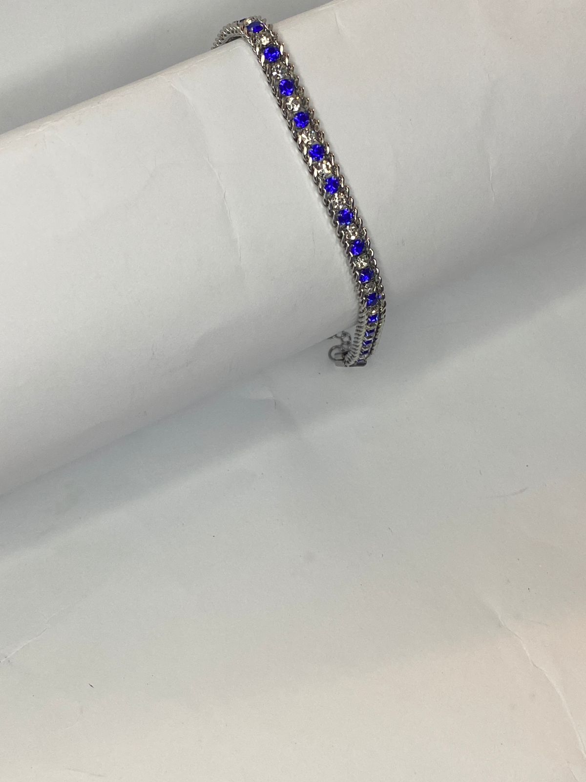 Aura Mesh & Crystal Eternity Bracelet