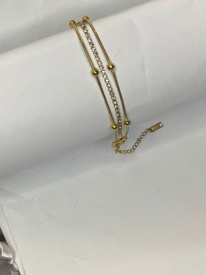 Stella Multi-Layer Crystal Tennis Bracelet
