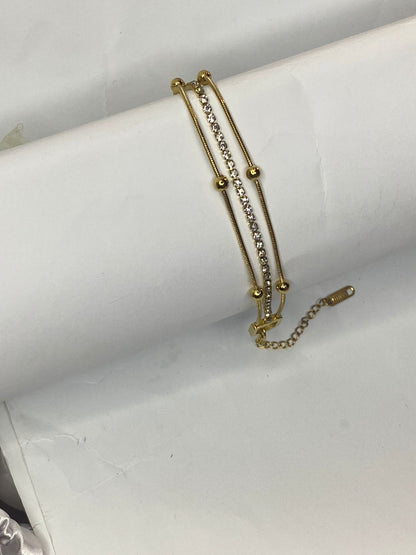 Stella Multi-Layer Crystal Tennis Bracelet
