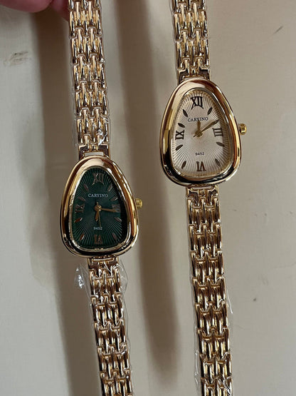 Snake shaped dial Watch