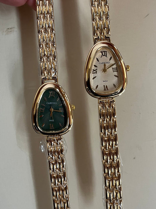 Snake shaped dial Watch