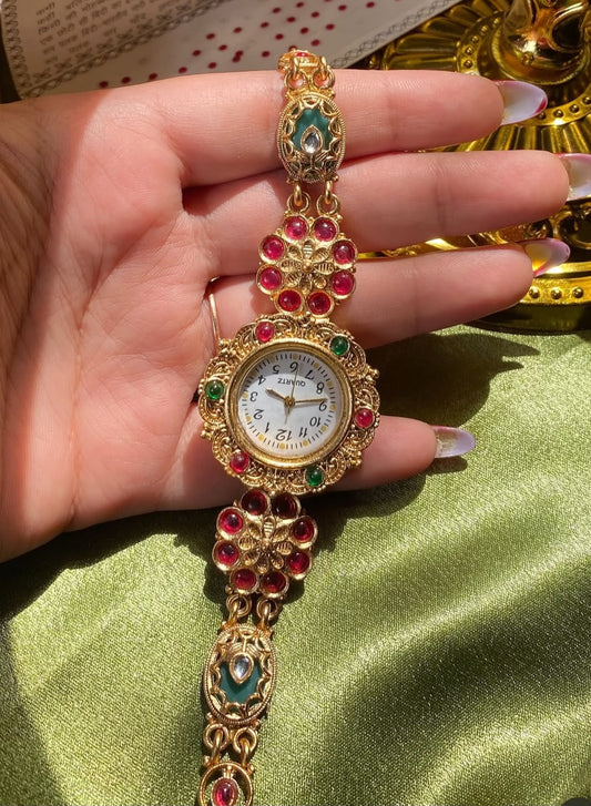 Kashmiri watch kundan work