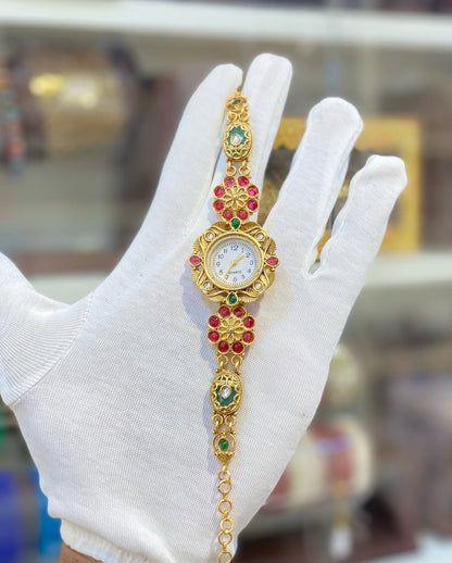Kashmiri watch kundan work