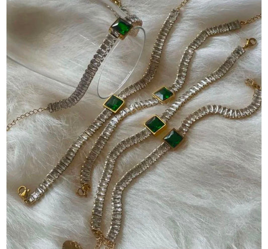 Emerald Green Tennis Bracelet ✨💚