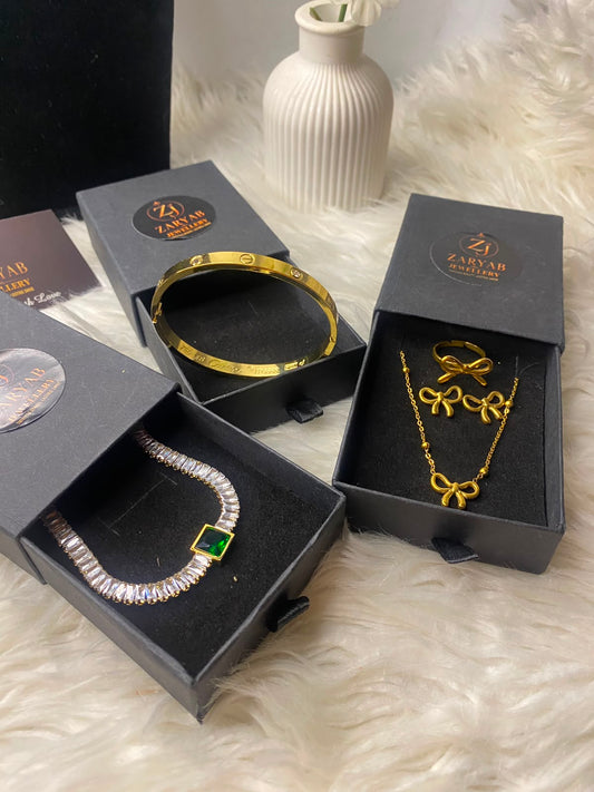 Shop Luxury Gold Jewelry Sets & Bracelets | Zaryab Jewellery with free DELIVERY and a GIFT🎁