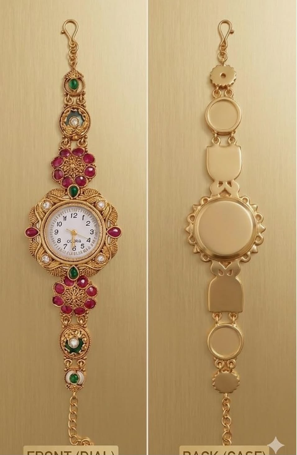Kashmiri watch kundan work