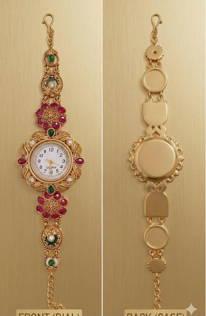 Kashmiri watch kundan work