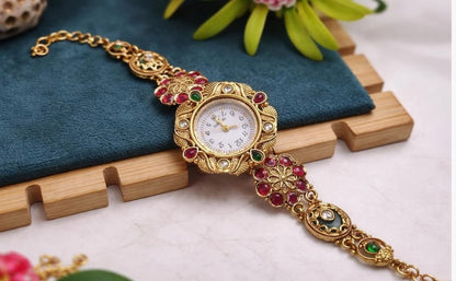 Kashmiri watch kundan work