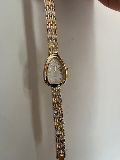 Snake shaped dial Watch